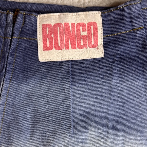 Vintage BONGO Ombre Blue Jean Skort - Picture 5 of 5